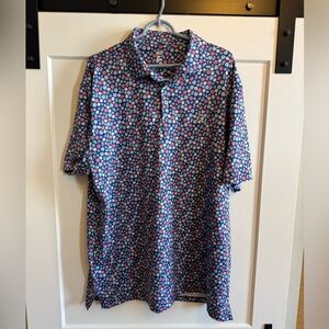 Rhoback Print Polo - XXL - Floral